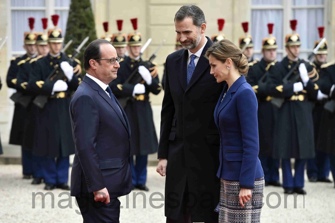 reyes de espana y hollande en visita oficial a francia marzo 2015