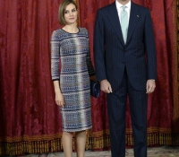 reyes de espana reciben al presidente de egipto Abdel Fattah Al-Sisi abril 2015