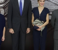 reyes de espana inagurando la exposicion teresa de jesus marzo 2015