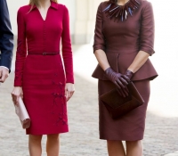 reinas letizia y maxima en holanda octubre 2014