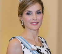 reina letizia en la cena de gala en dinamarca abril 2015