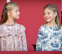 princesa leonor e infanta sofia en el dia de las fuerzas armadas