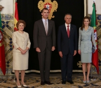 reyes de espana visitan portugal julio 2014