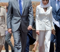felipe y Letizia visita a marruecos julio 2014