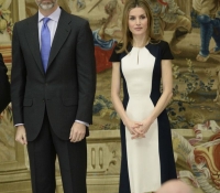 felipe y letizia en los premios de cultura febrero 2015