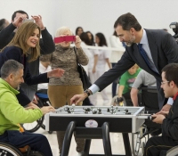felipe y letizia en el hospital de paraplejicos de toledo febrero 2015