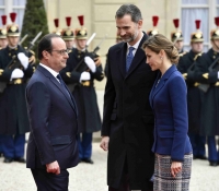 reyes de espana y hollande en visita oficial a francia marzo 2015