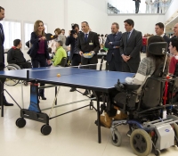 felipe y letizia en el hospital de paraplejicos de toledo febrero 2015