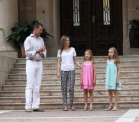 familia real vacaciones en palma de mallorca agosto 2014
