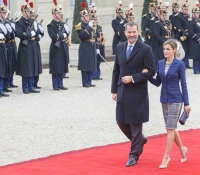 reyes de espana visita oficial a francia marzo 2015