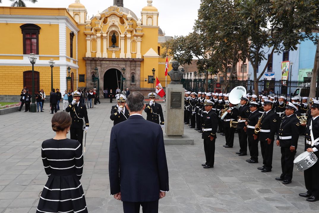 Las mejores imágenes del primer día del viaje oficial de los Reyes a