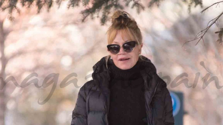 Melanie Griffith vacaciones en solitario en Aspen