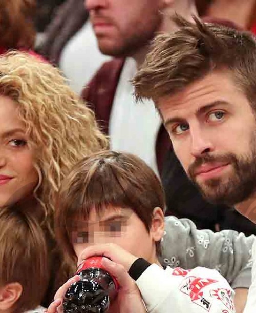 Shakira, Piqué y sus hijos fans de la NBA