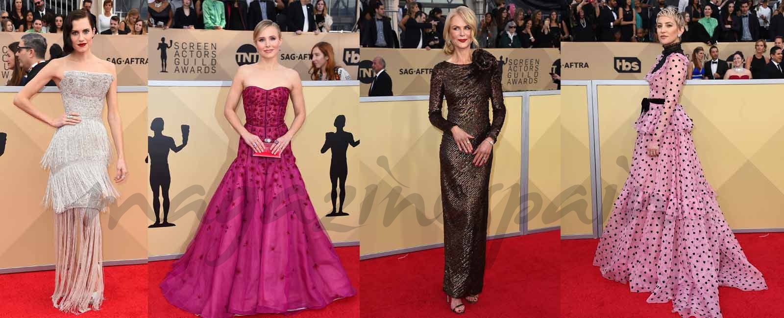 Allison Williams, Kristen Bell, Nicole Kidman y Kate Hudson