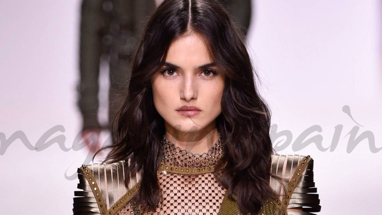 Blanca Padilla al frente del batallón de Balmain
