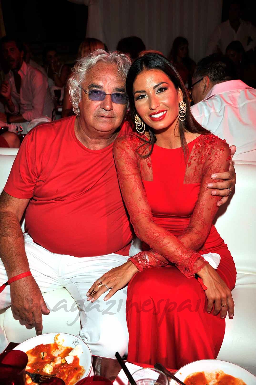 Flavio Briatore y Elisabetta Gregoraci