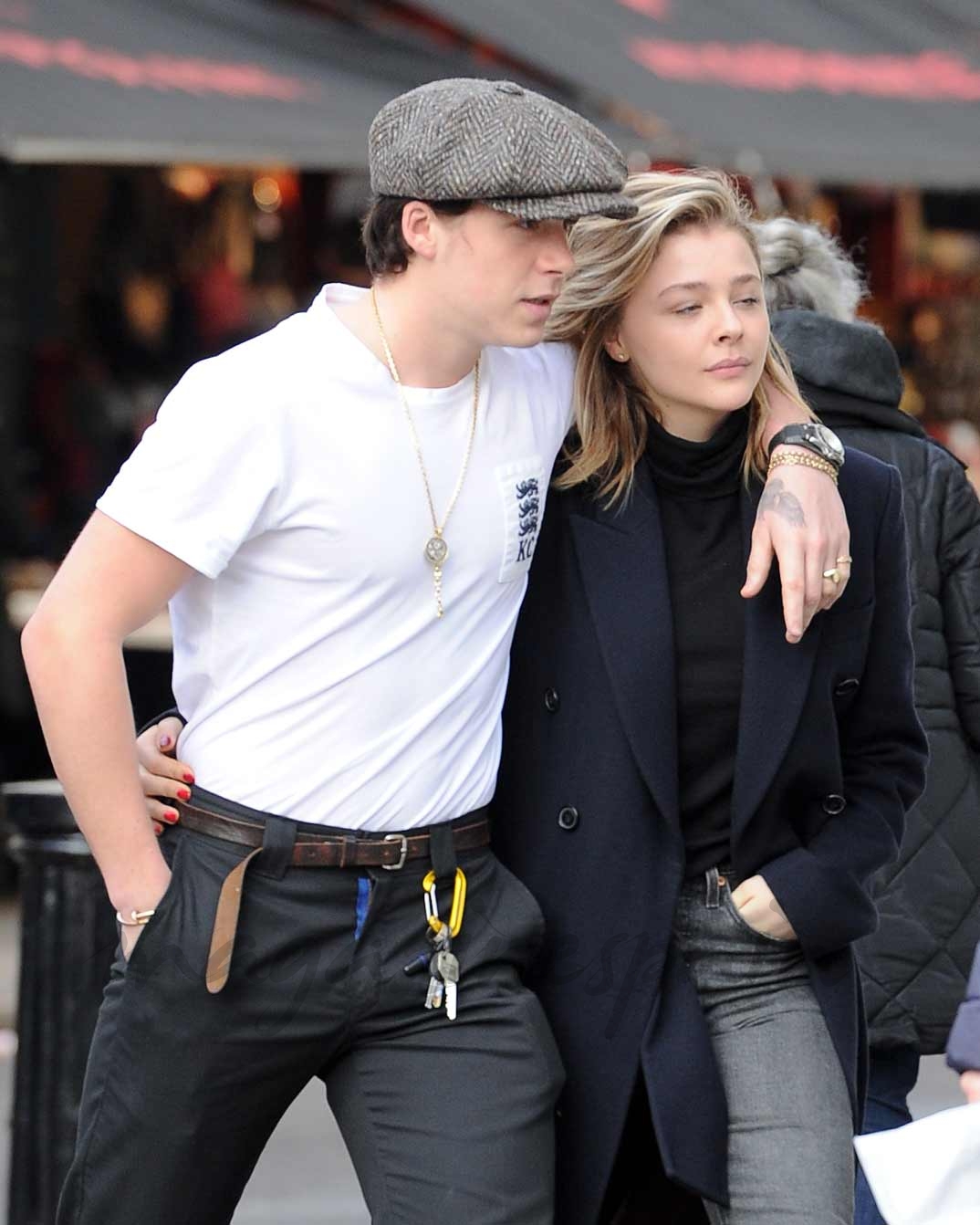 Brooklyn Beckham y Chloë Moretz