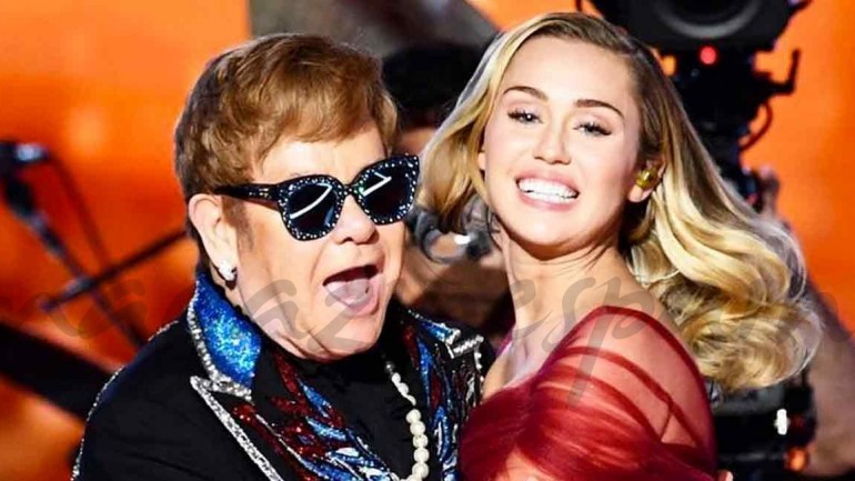 La increíble actuación de Miley Cyrus junto a Elton John en los Grammy 2018