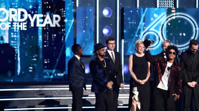 Bruno Mars, el gran triunfador de los Grammy 2018