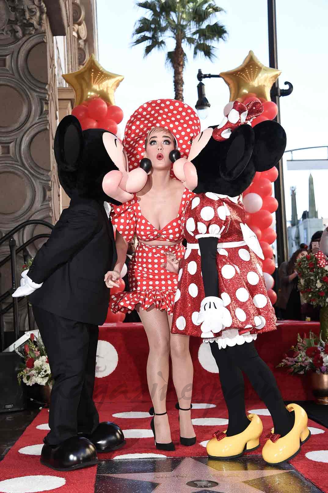 Mickey Mouse, Katy Perry y Minnie Mouse