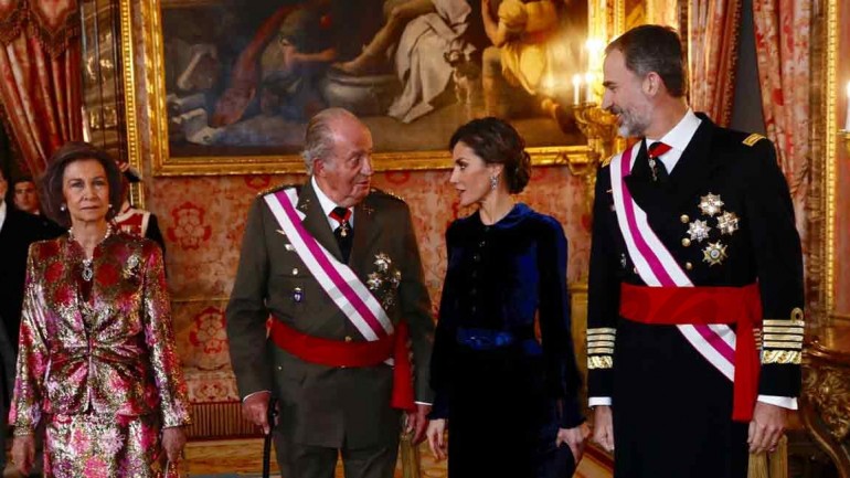 Los Reyes Felipe y Letizia presiden la Pascua Militar con los Reyes Eméritos