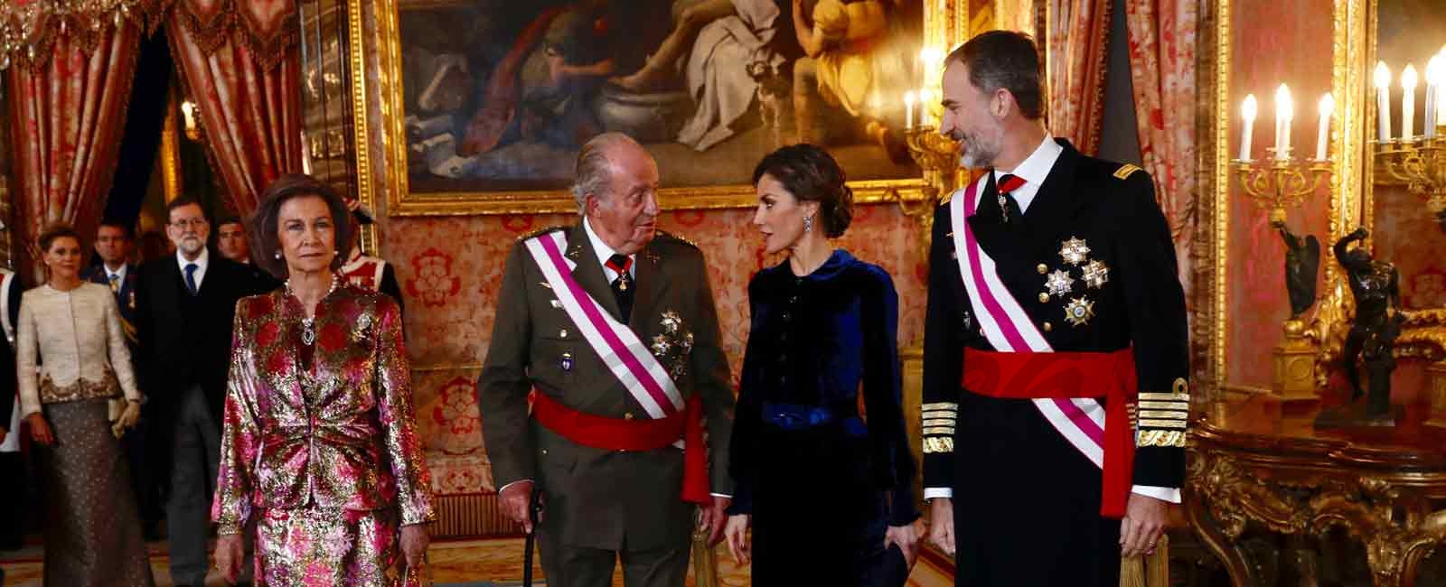 Los Reyes Felipe y Letizia presiden la Pascua Militar con los Reyes Eméritos