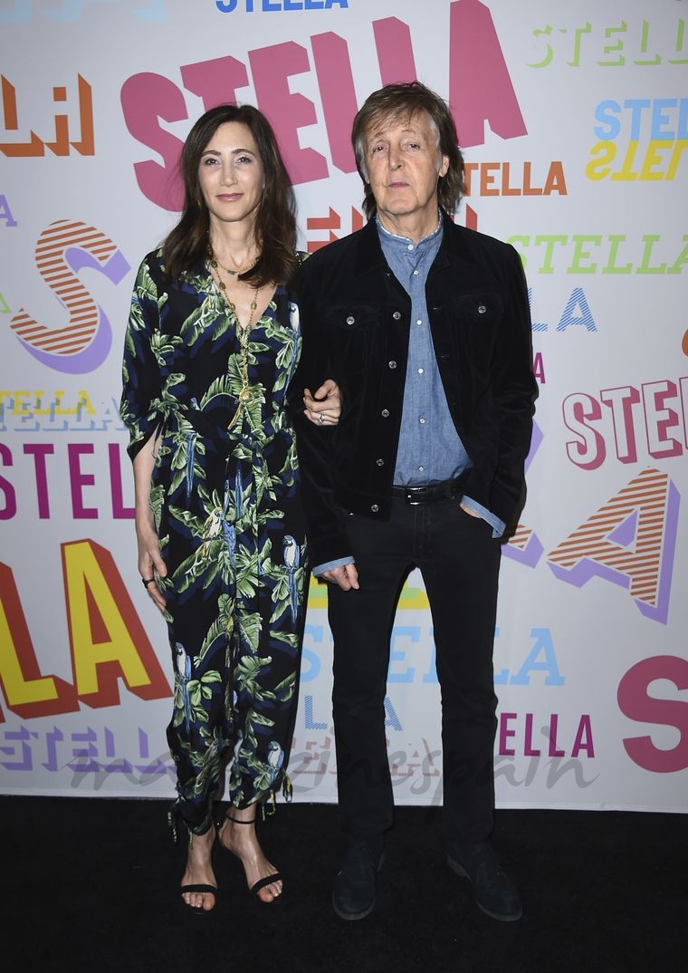 Paul McCartney y su esposa Nancy