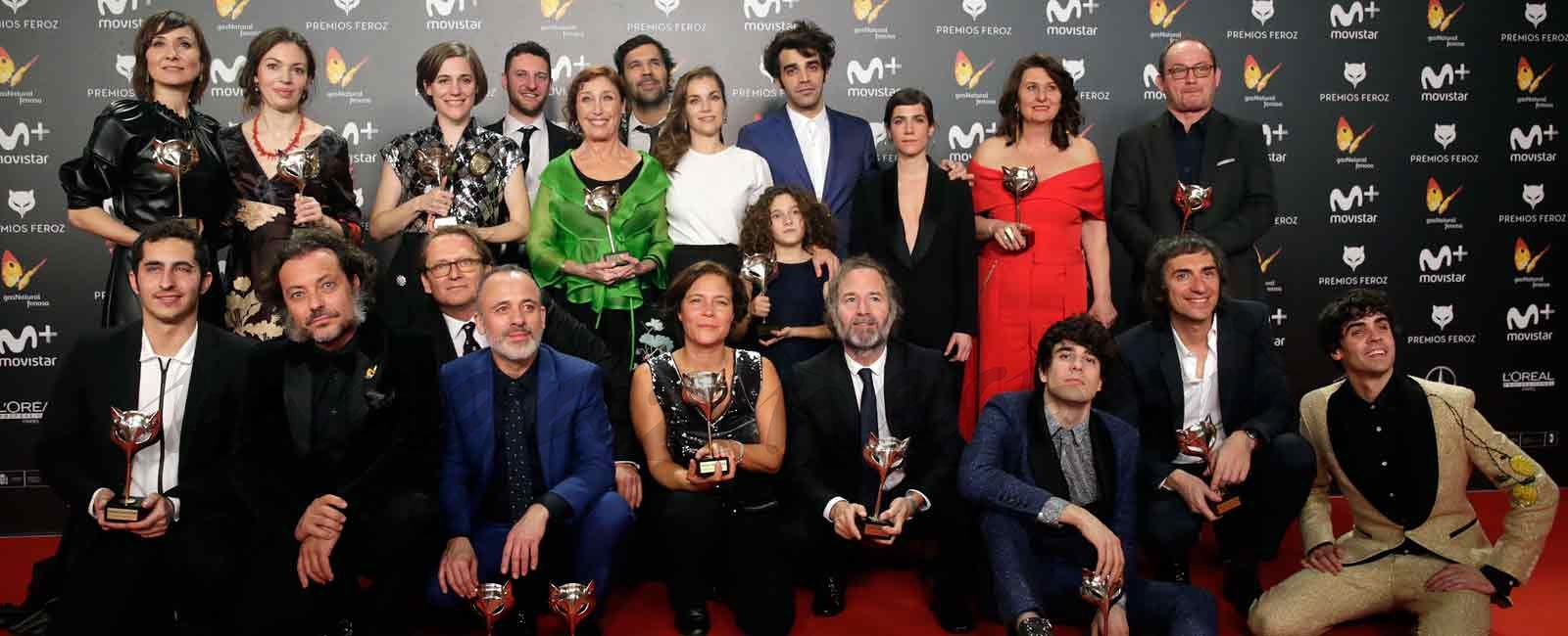Los grandes triunfadores de los Premios Feroz 2018