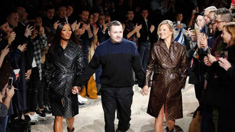 Kim Jones se despide de Louis Vuitton de la mano de Naomi Campbell y Kate Moss