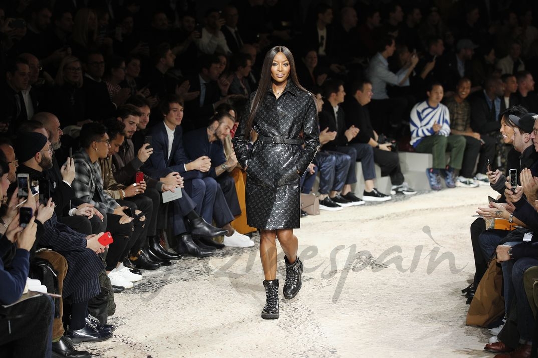 Naomi Campbell- Paris Men Fashion Week - Louis Vuitton Otoño-Invierno 2018