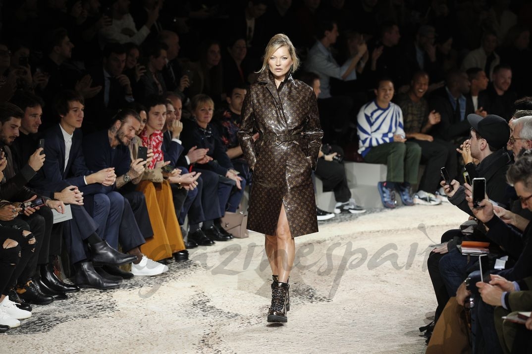 Kate Moss - Paris Men Fashion Week - Louis Vuitton Otoño-Invierno 2018