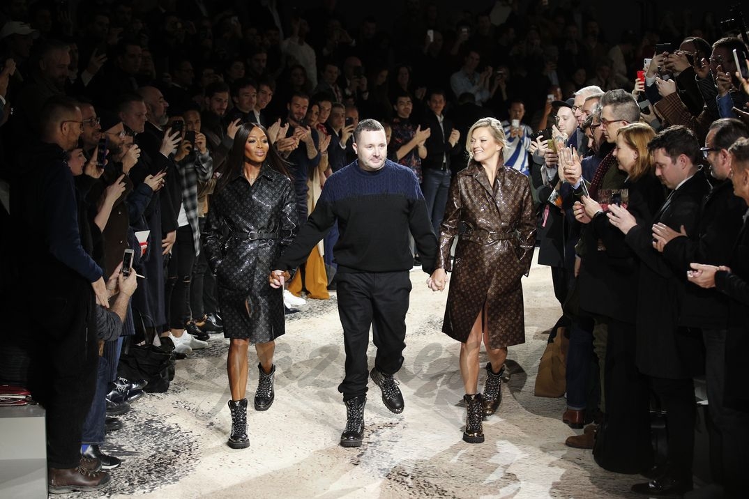 Naomi Campbell, Kim Jones y Kate Moss - Desfile Louis Vuitton