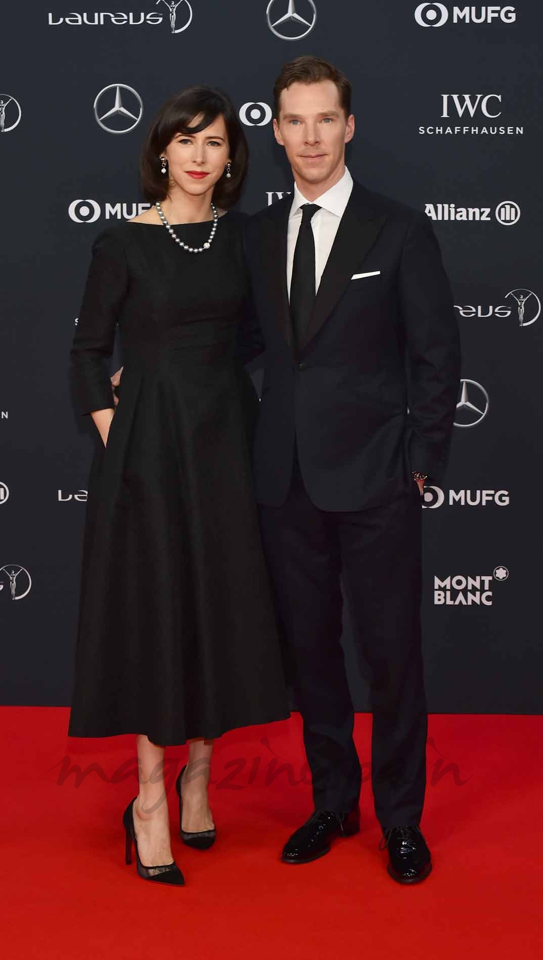 Benedict Cumberbatch y su esposa, Sophie Hunter