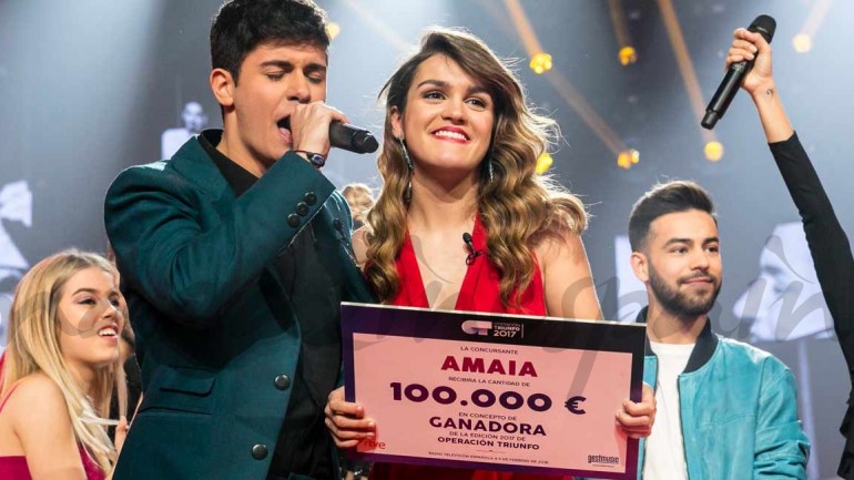 Amaia, ganadora de «Operación Triunfo»