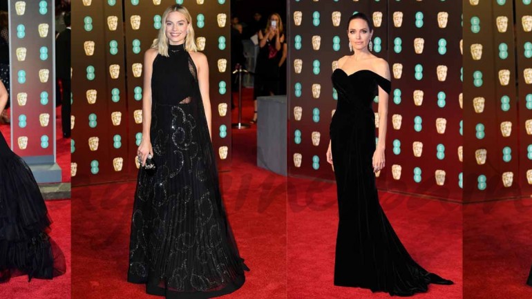 Los mejores looks de la alfombra roja – vestida de negro – de los Premios Bafta 2018