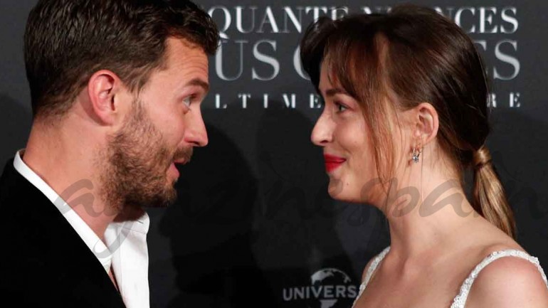 Dakota Johnson y Jamie Dornan, una pareja con mucha química, en el estreno de «Cincuenta sombras liberadas»