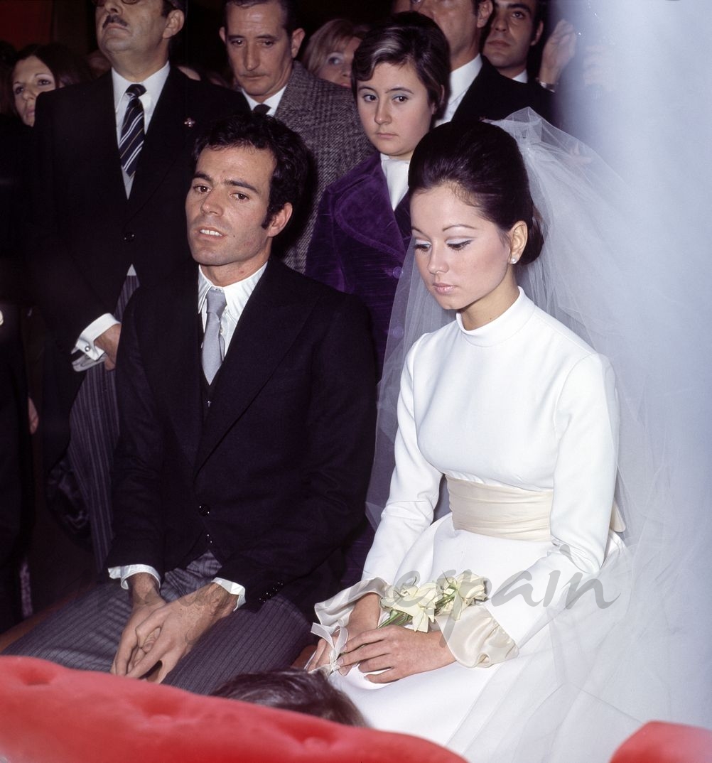 Julio Iglesias boda Isabel Preysler - 1971