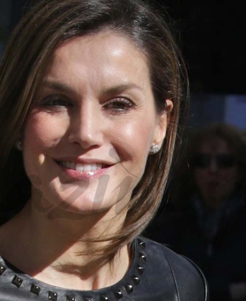 La reina Letizia elige un abrigo «print animal» para una reunión de trabajo