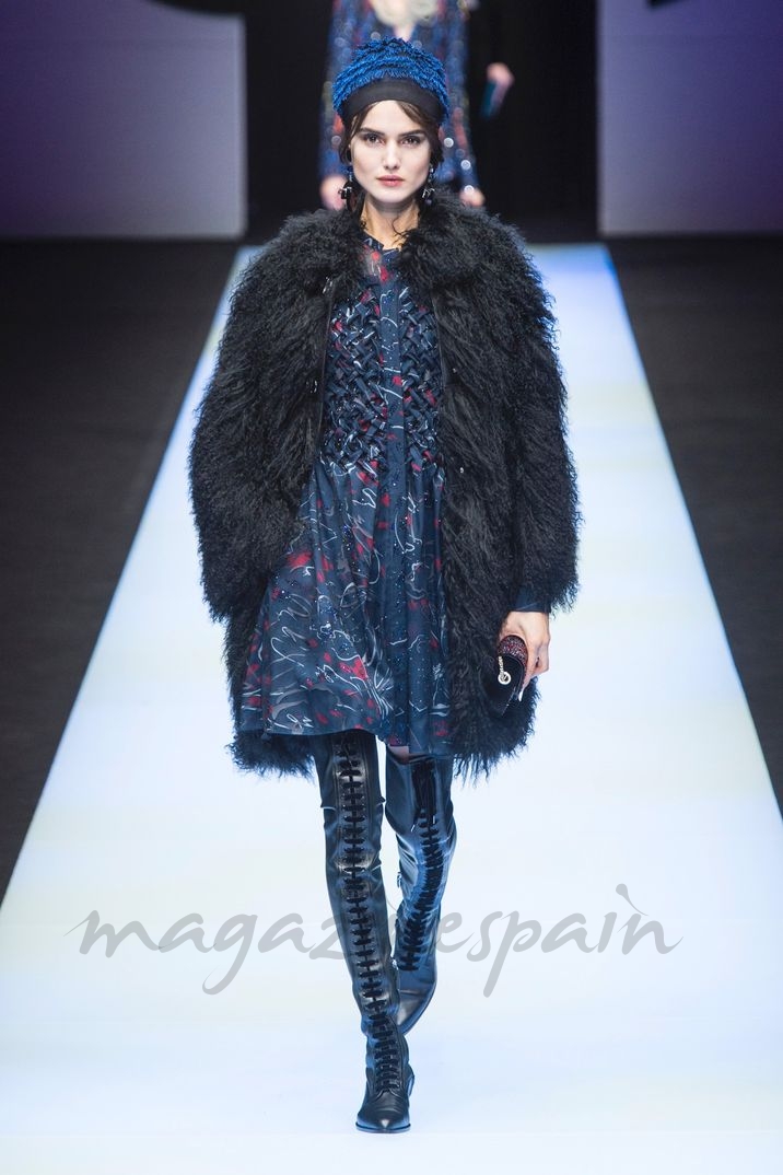 Blanca Padilla - Milan Fashion Week: Giorgio Armani - Otoño-Invierno 2018/2019