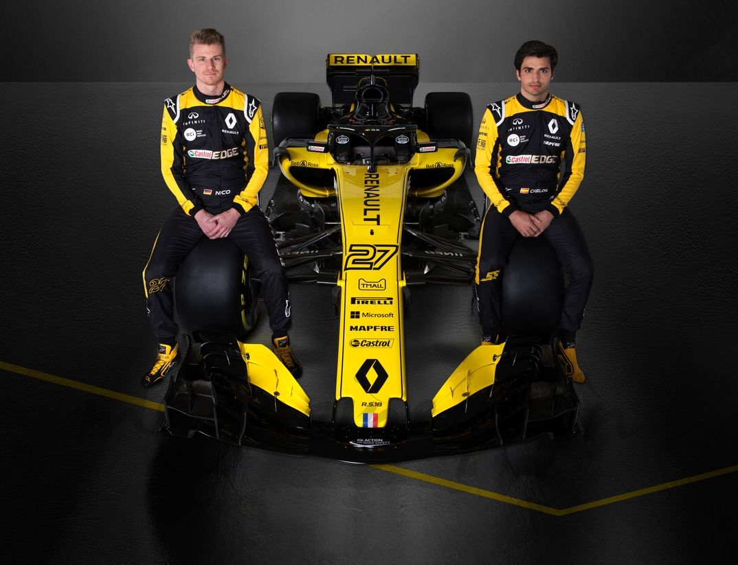 Nico Hulkenberg y Carlos Sainz Jr - Renault R.S.18