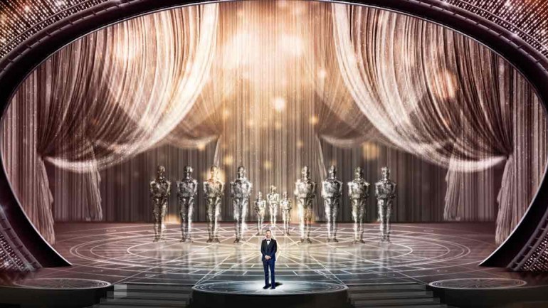 Así brillará el escenario de la 90º edición de los Oscar
