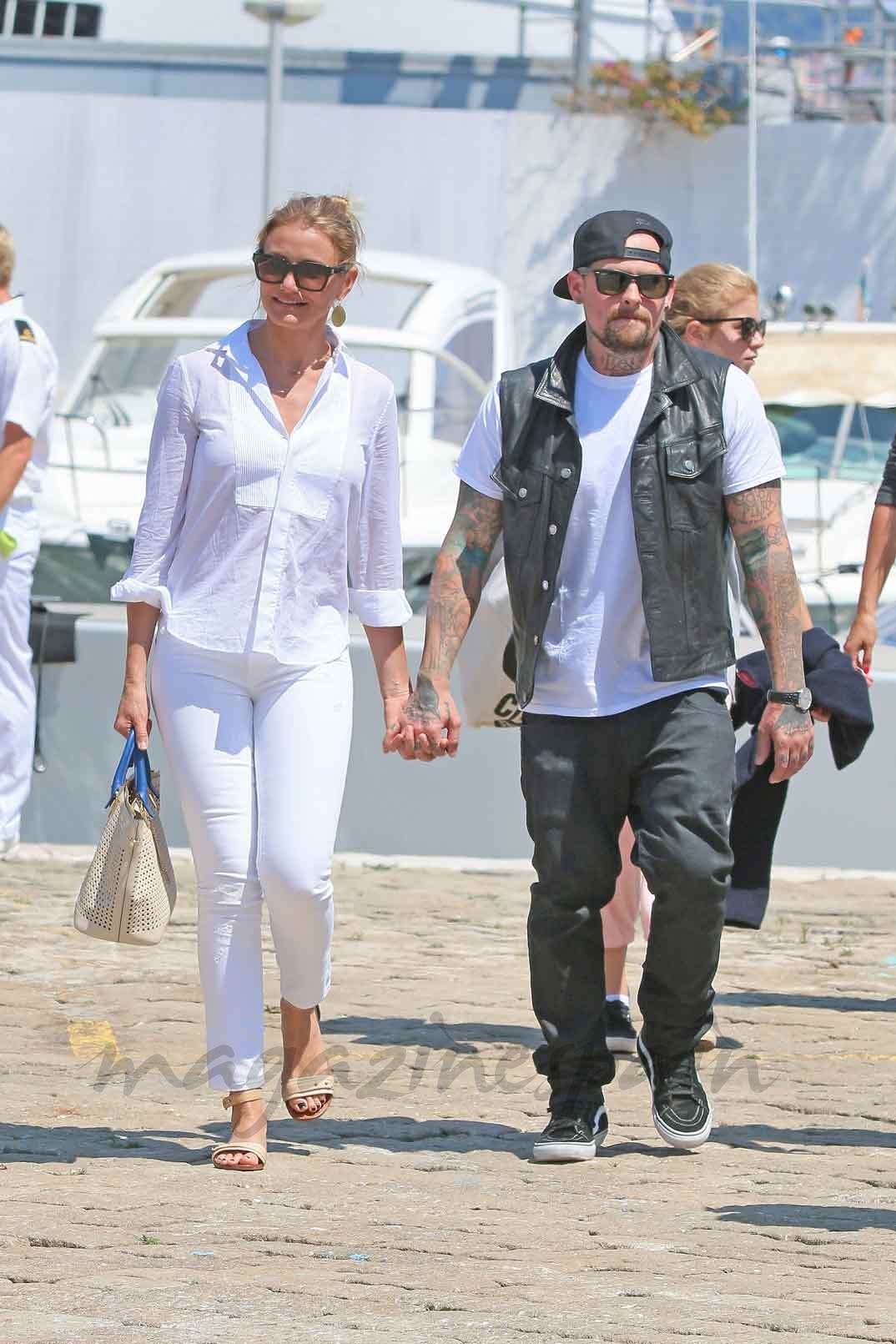 Cameron Díaz y Benji Madden