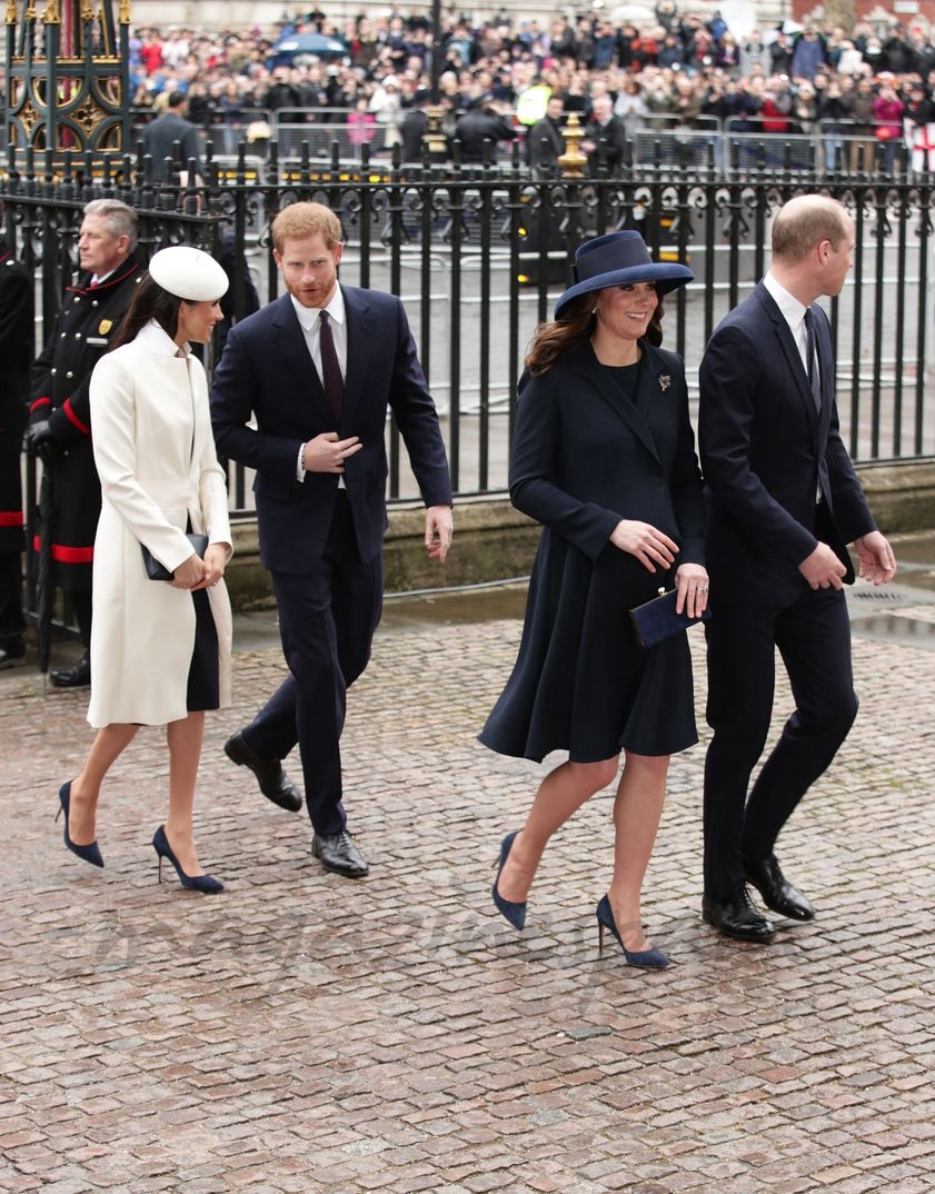 Los Duques de Cambridge, Meghan Markle y el príncipe Harry
