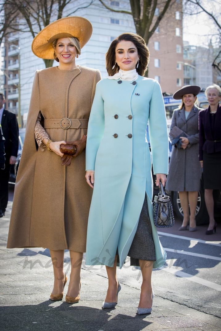 Reina Máxima de Holanda y Reina Rania de Jordania