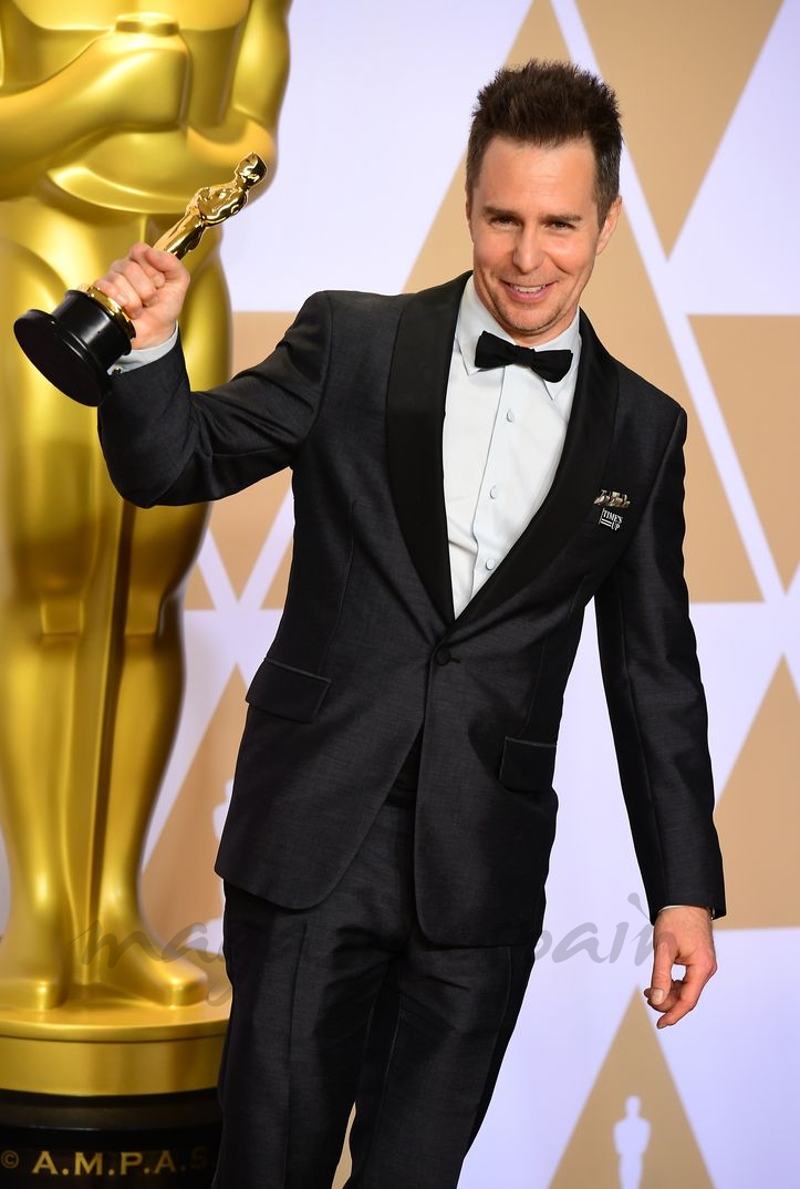 Sam Rockwell Mejor Actor Secundario por "Tres anuncios en las afueras"