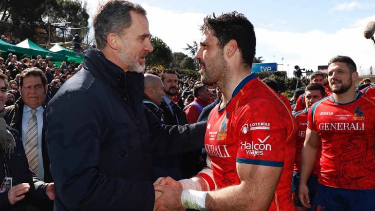 El rey Felipe VI apasionado del rugby