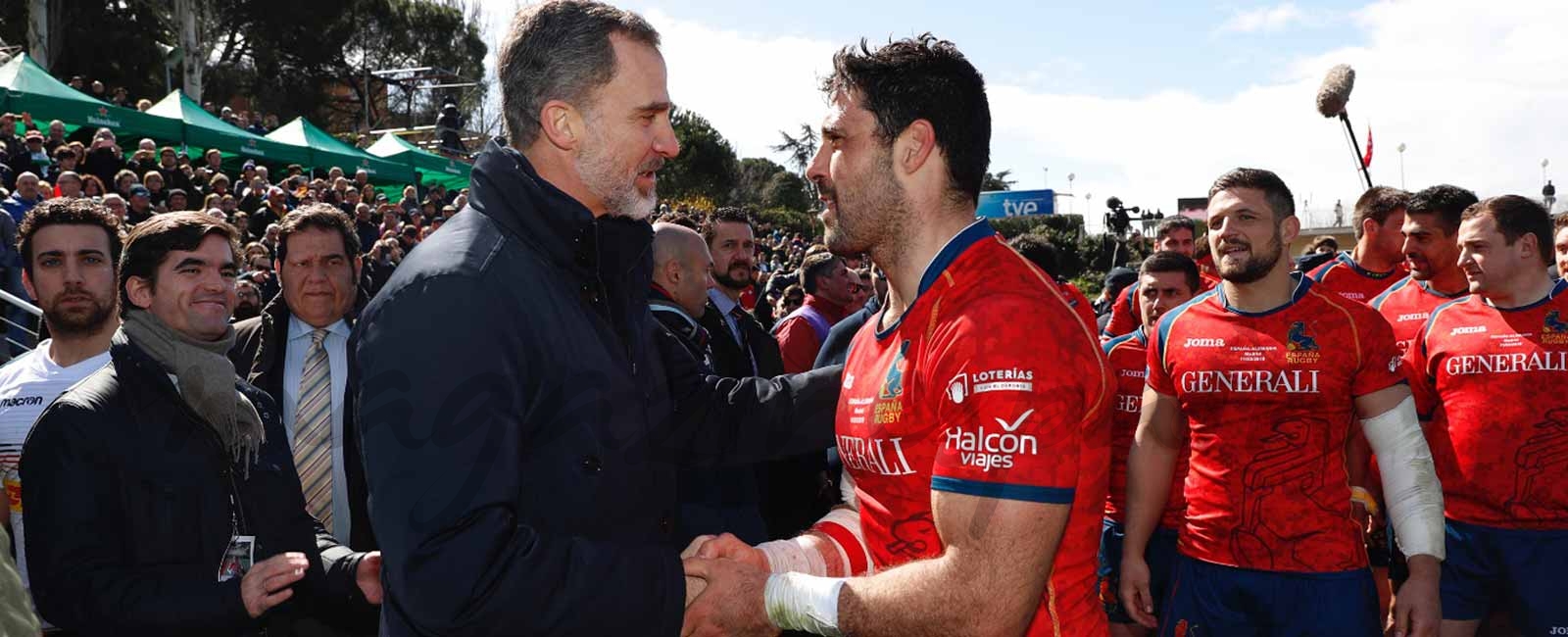 El rey Felipe VI apasionado del rugby