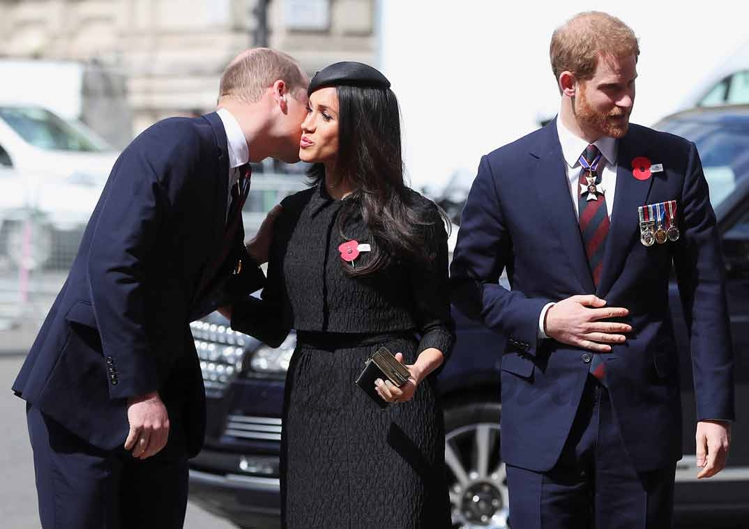 Príncipe Guillermo, Meghan Markle y Príncipe Harry