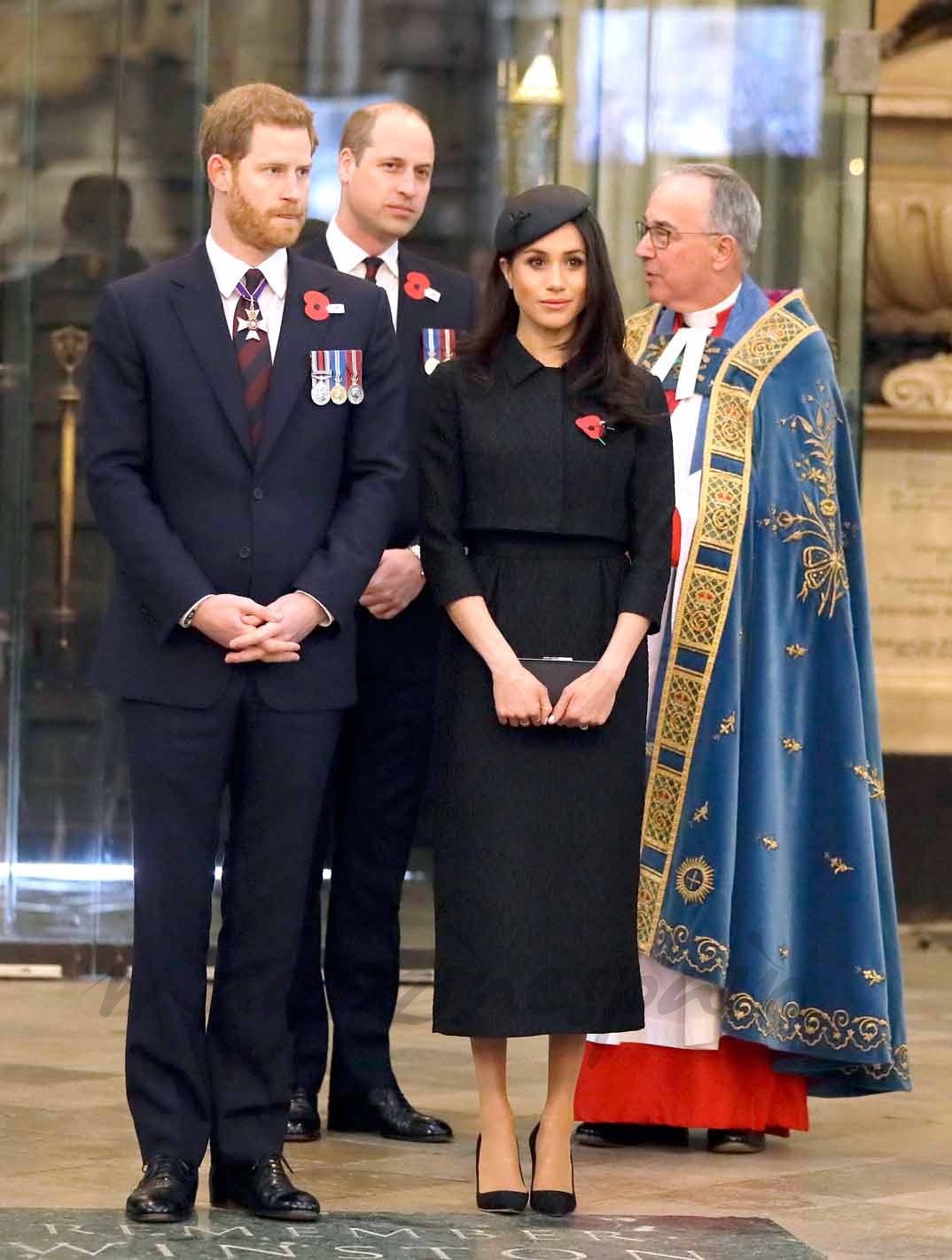 Príncipe Guillermo, Meghan Markle y Príncipe Harry