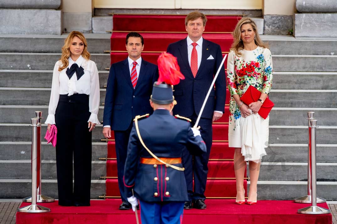 Angélica Rivera, Enrique Peña Nieto, Rey Guillermo de Holanda y Reina Máxima de Holanda